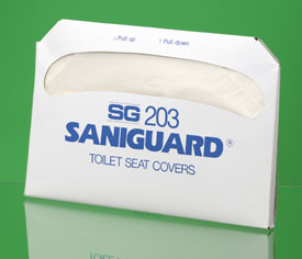 saniguard toilet seat covers