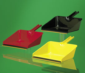 industrial dustpan with rubber strip